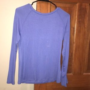 Lavender long sleeve shirt